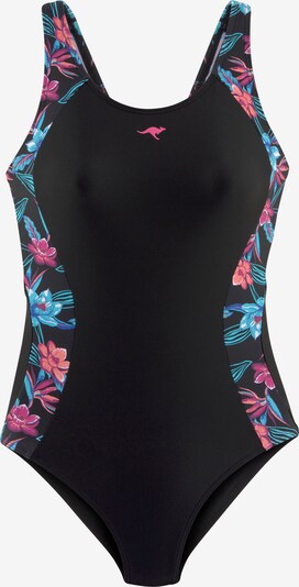 KangaROOS Sportbadpak in de kleur Lichtblauw / Pink / Zwart, Productweergave