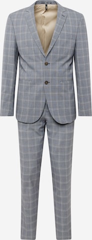 SELECTED HOMME Slimfit Kostym 'LIAM' i grå: framsida