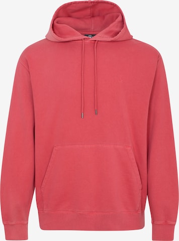 Volcom Sweatshirt 'SINGLE STONE PW PO' in Rood: voorkant