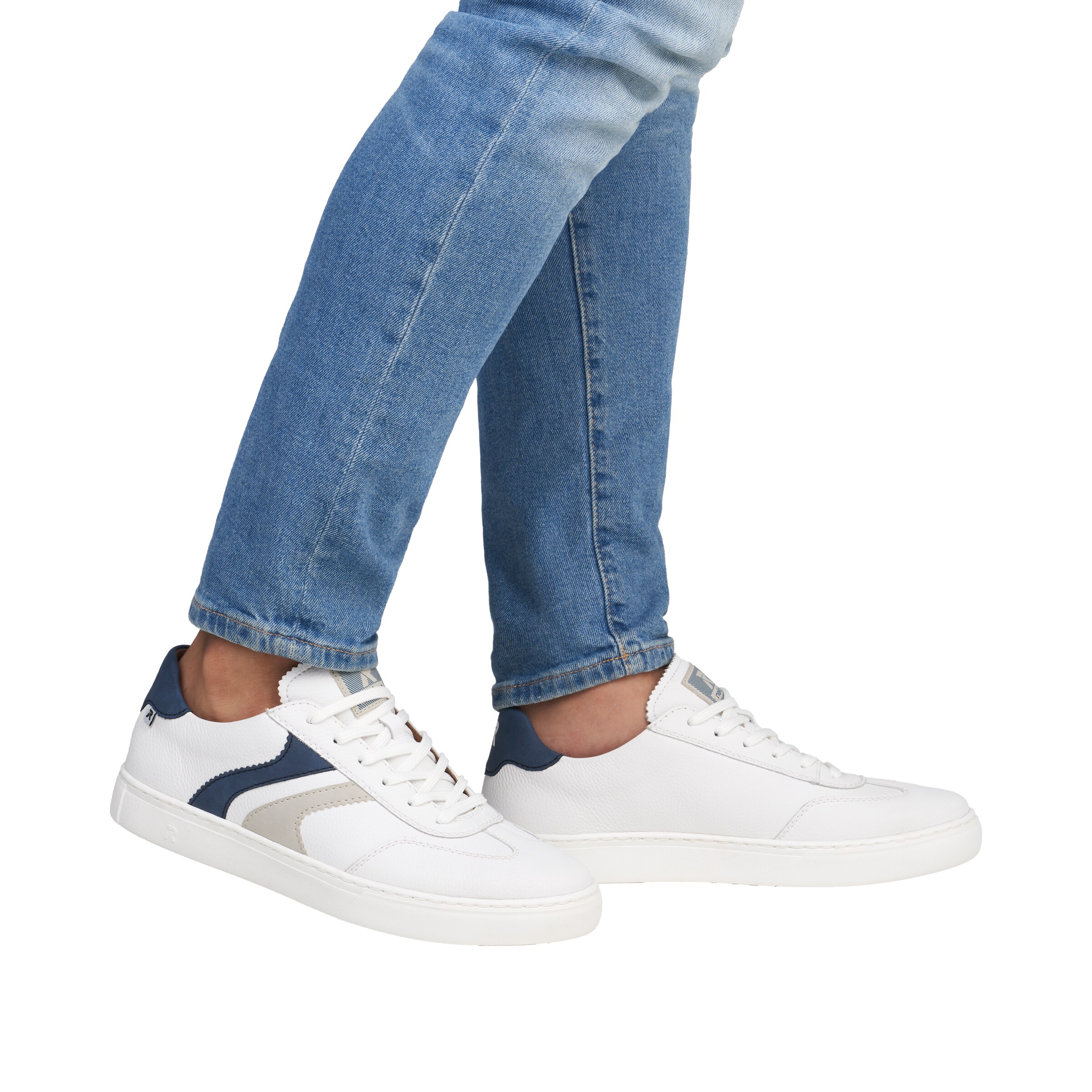 Baskets basses Rieker Sport en blanc