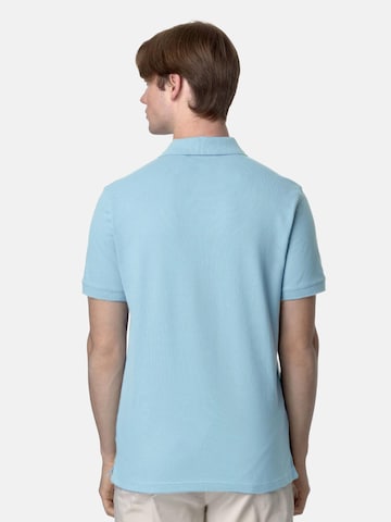 K-Way Shirt 'K-WAY AMEDEE PIQUE SLIM T-Shirt e Polo' in Blauw