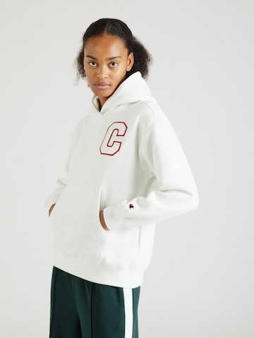 Champion Authentic Athletic Apparel Sweatshirt in White: front