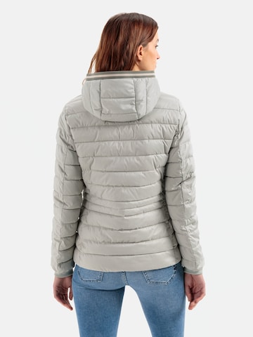 CAMEL ACTIVE Steppjacke mit abnehmbarer Kapuze in Grau