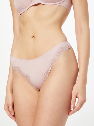 Calvin Klein Underwear Tanga – pink: přední strana