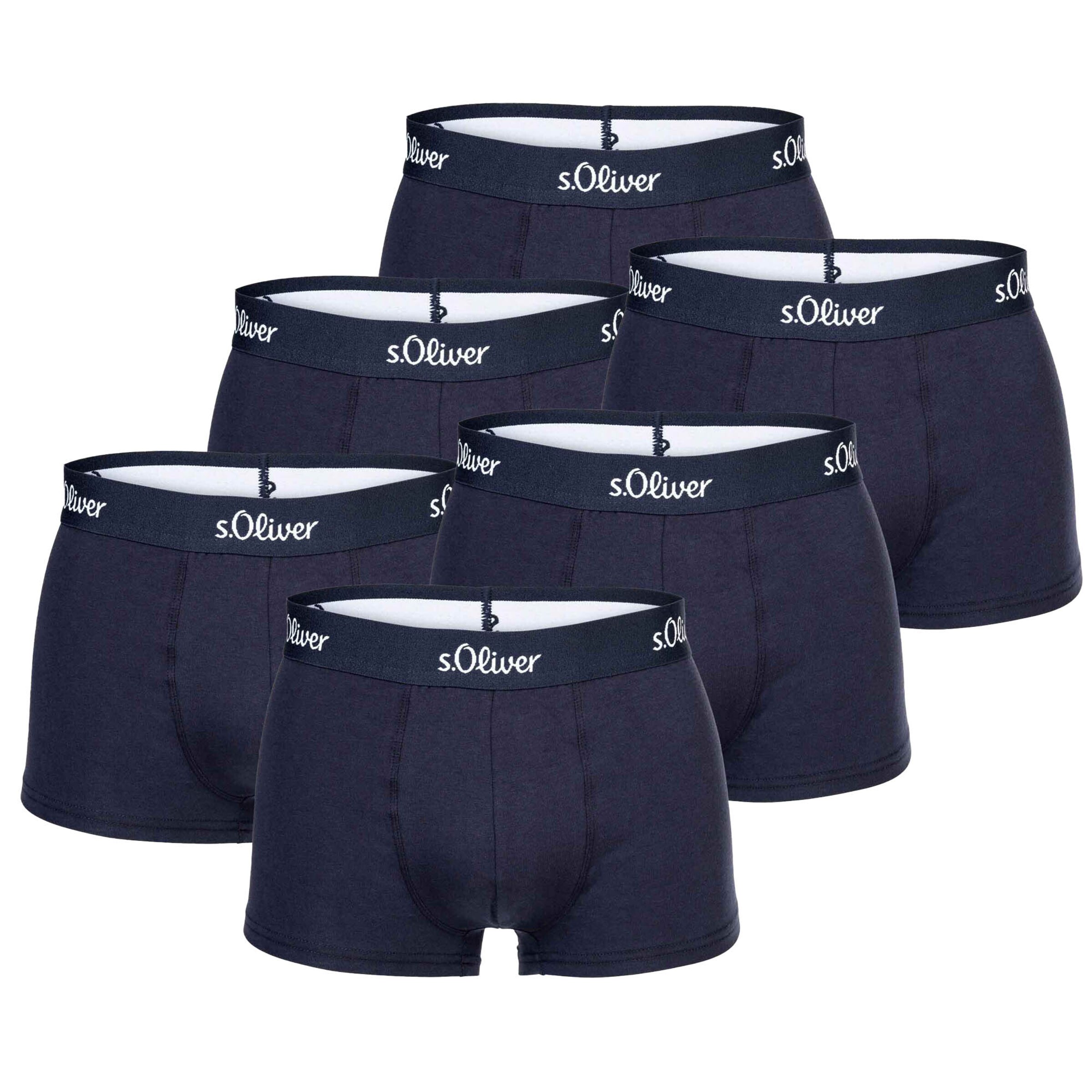 s.Oliver - Calzoncillo boxer en azul: frente