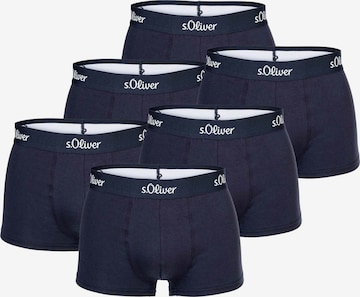 Boxer di s.Oliver in blu: frontale