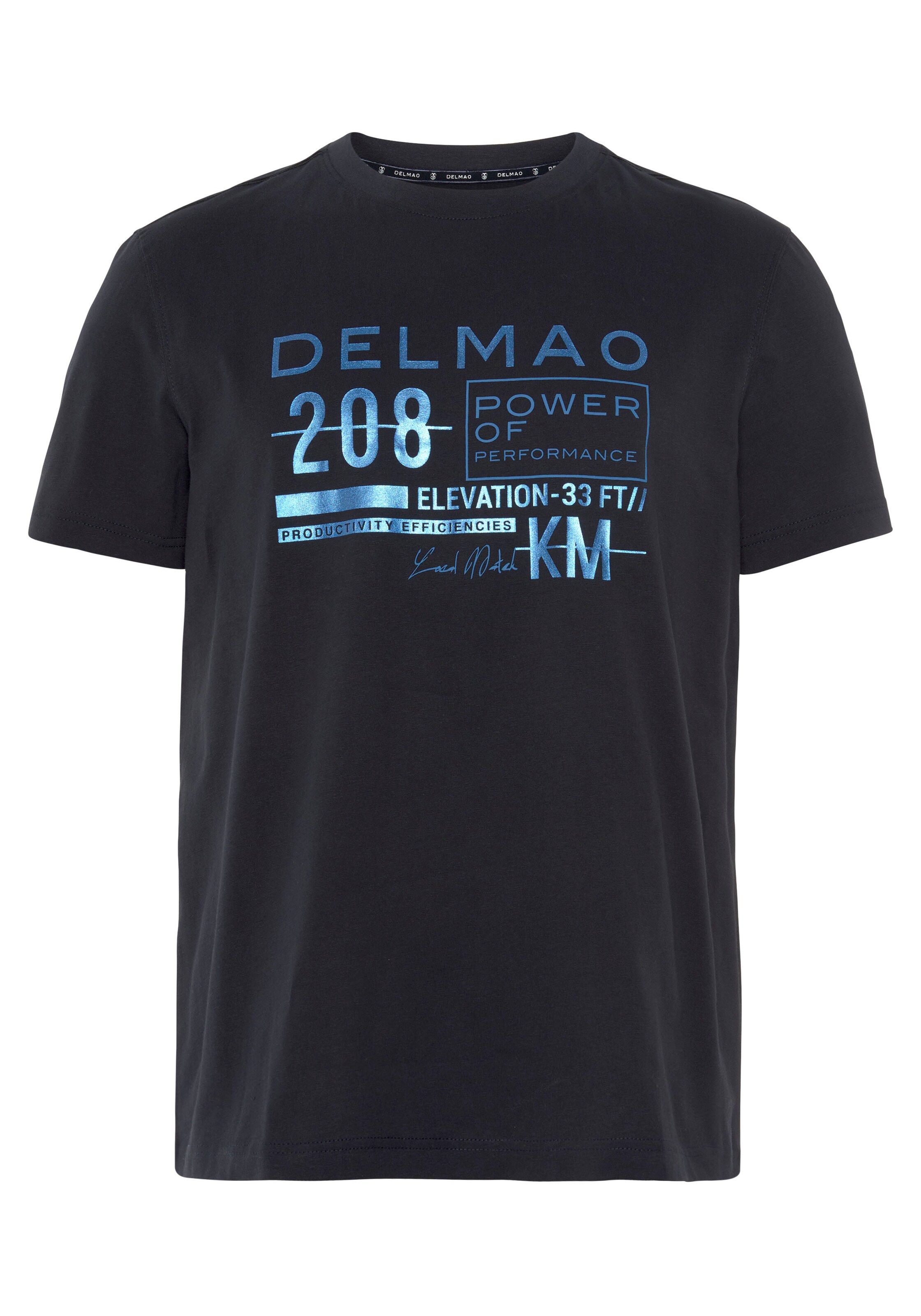 DELMAO Shirt in Blue: front