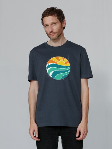 Watapparel Shirt ' Summer Sun ' in Grey: front