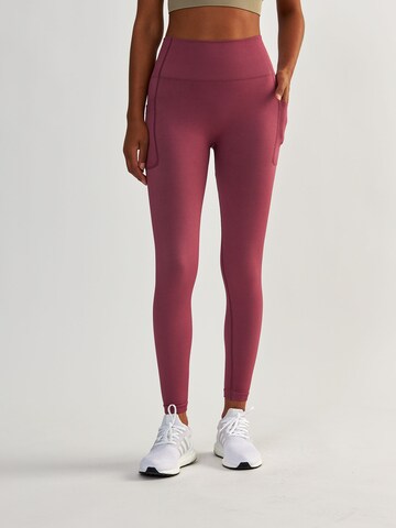 BeShaped Regular Sporthose 'Lift Me Up' in Rot: Vorderseite