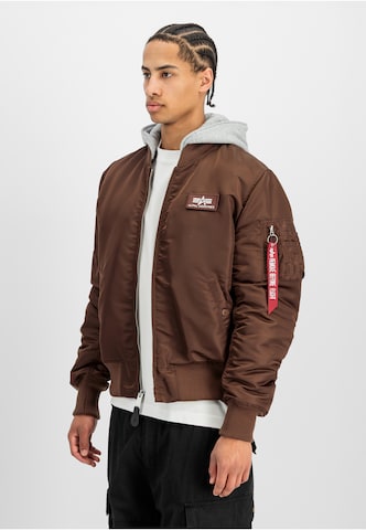 Veste mi-saison 'MA-1' ALPHA INDUSTRIES en marron