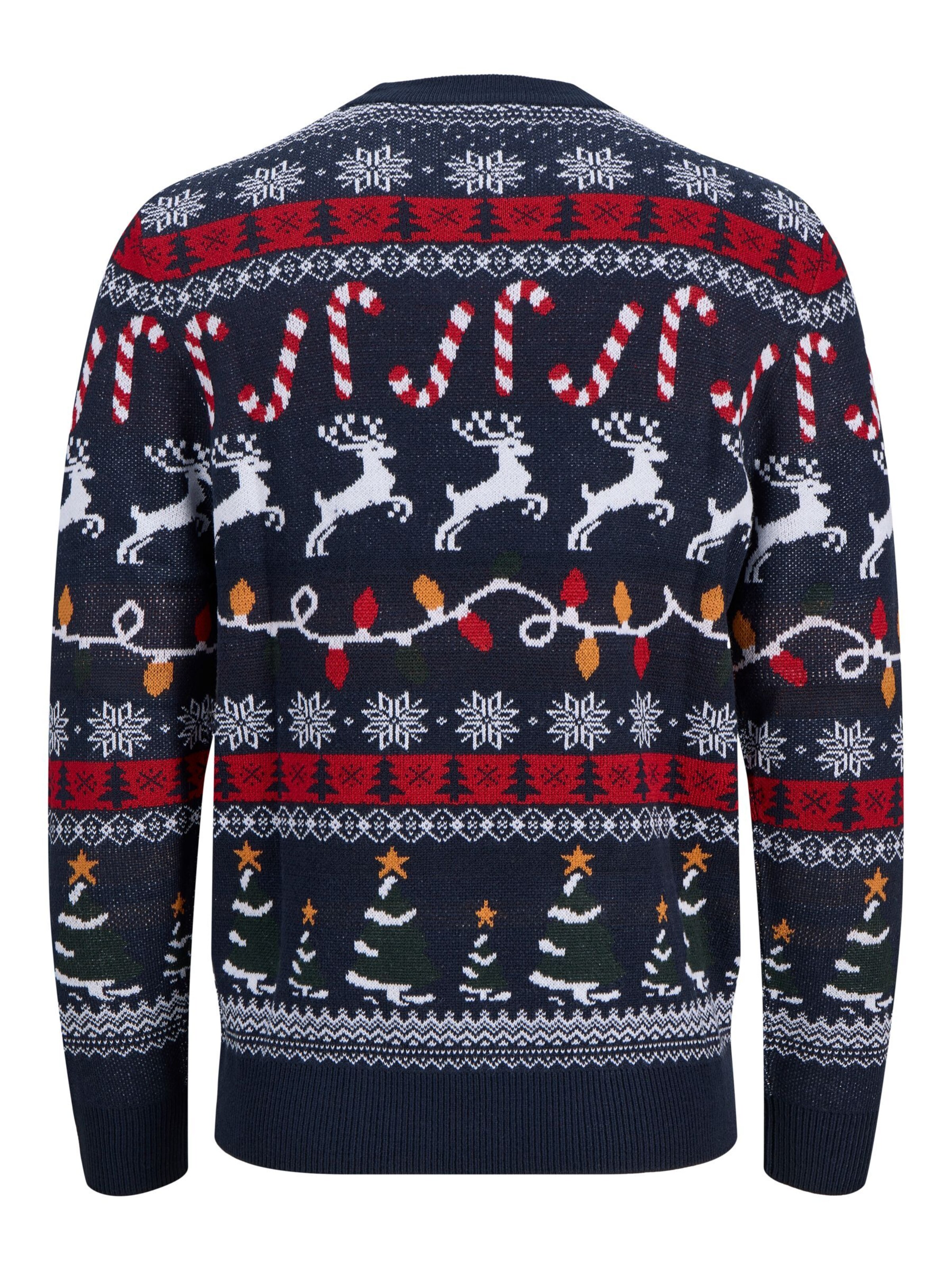 zils JACK & JONES Džemperis 'JJXmas Santa'