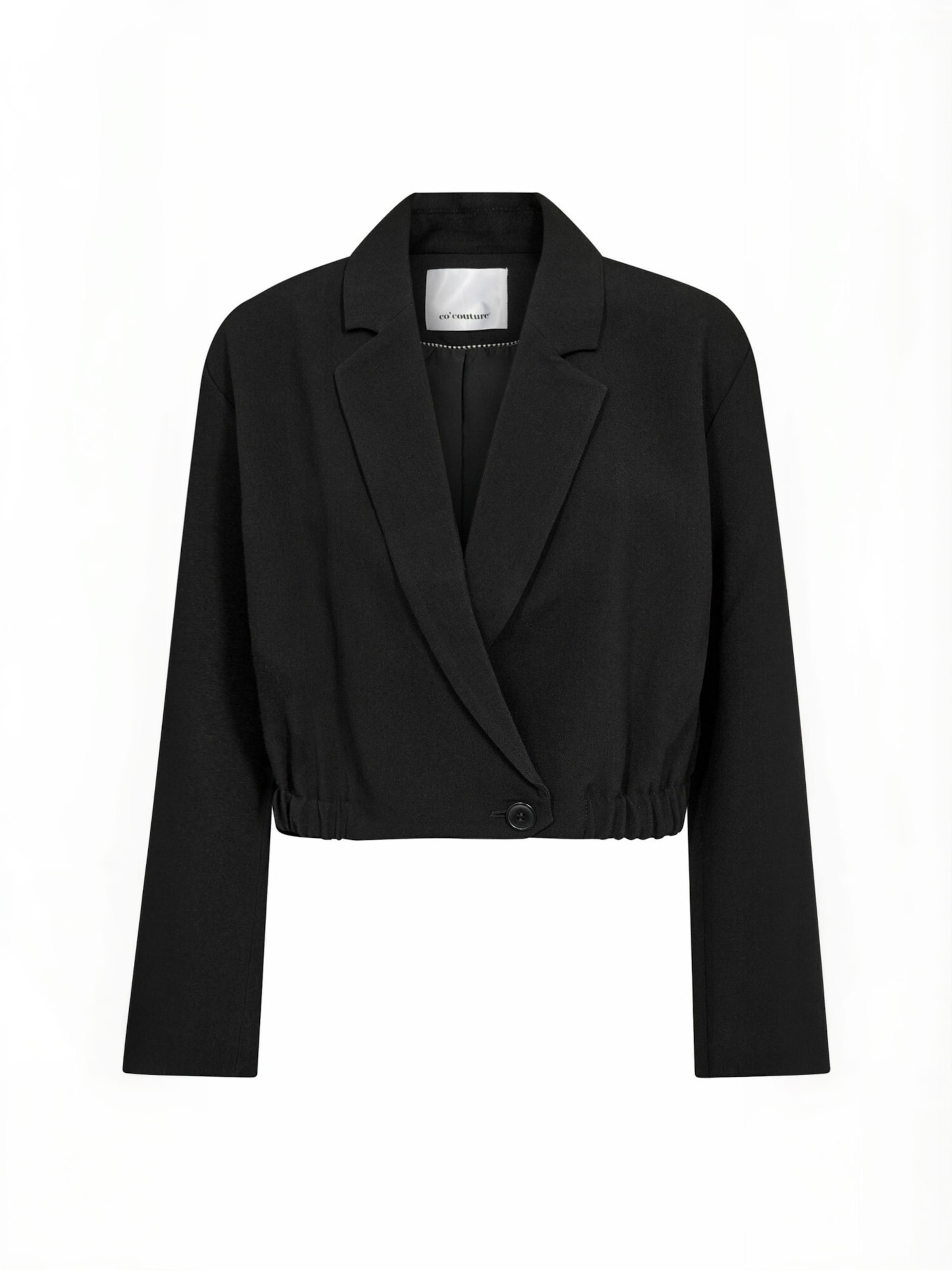 co'couture - Blazer ' AcrileCC ' en negro: frente