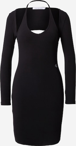 Calvin Klein Jeans Dress in Black: front