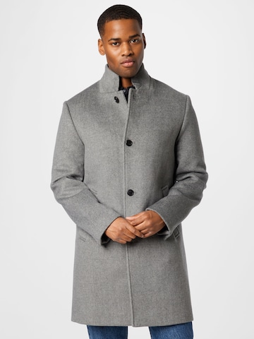 Club Monaco Between-Seasons Coat in Grey: front