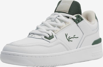 Sneaker bassa di Karl Kani in bianco: frontale