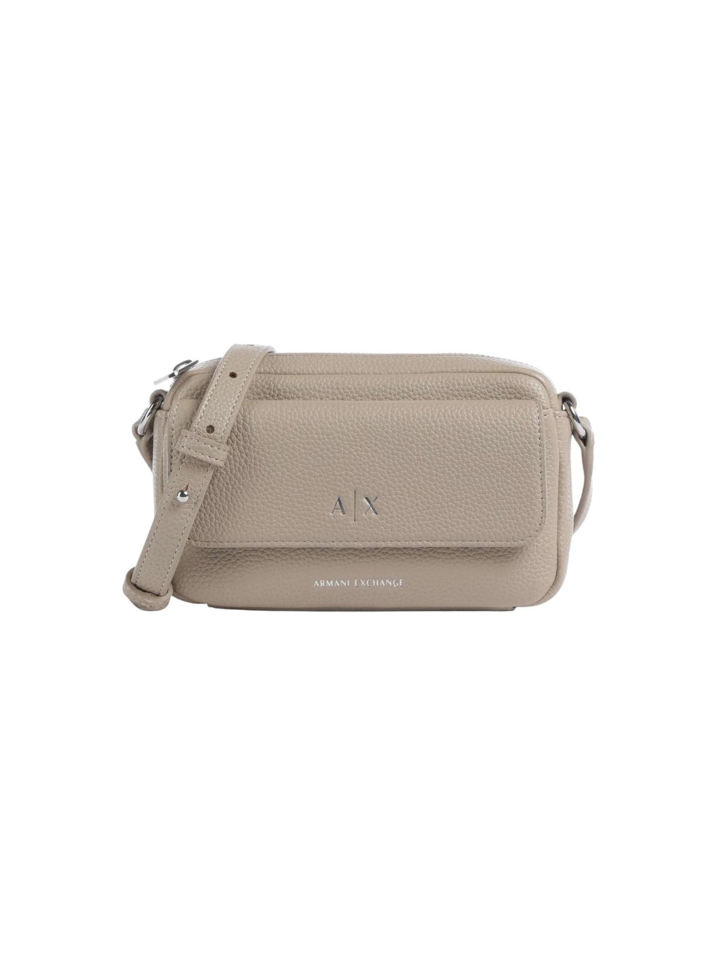 ARMANI EXCHANGE - Bolso de hombro 'XW001547 AF17019' en beige: frente