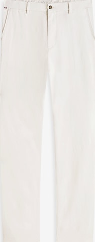 Coupe slim Pantalon chino 'Denton' TOMMY HILFIGER en blanc : devant