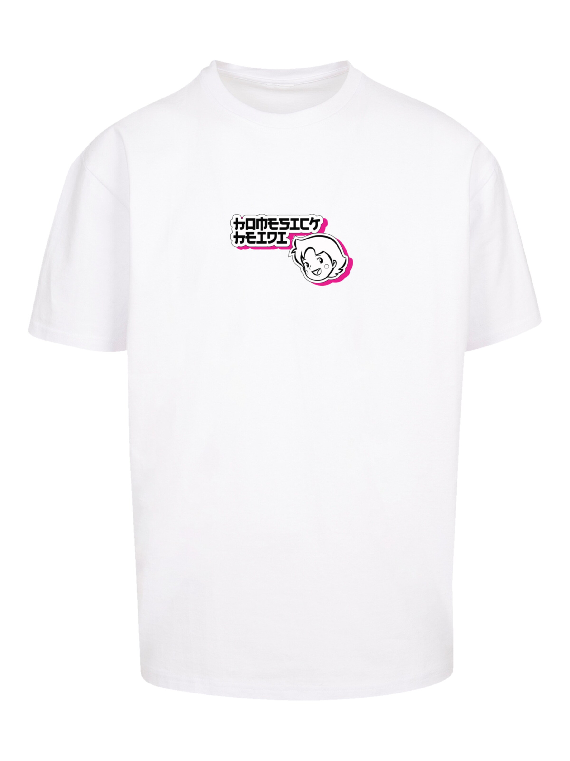 T-Shirt 'Heidi' F4NT4STIC en blanc : devant