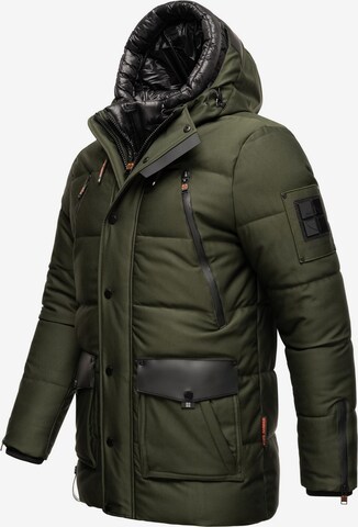 STONE HARBOUR Winter Jacket 'Mitjaa' in Green