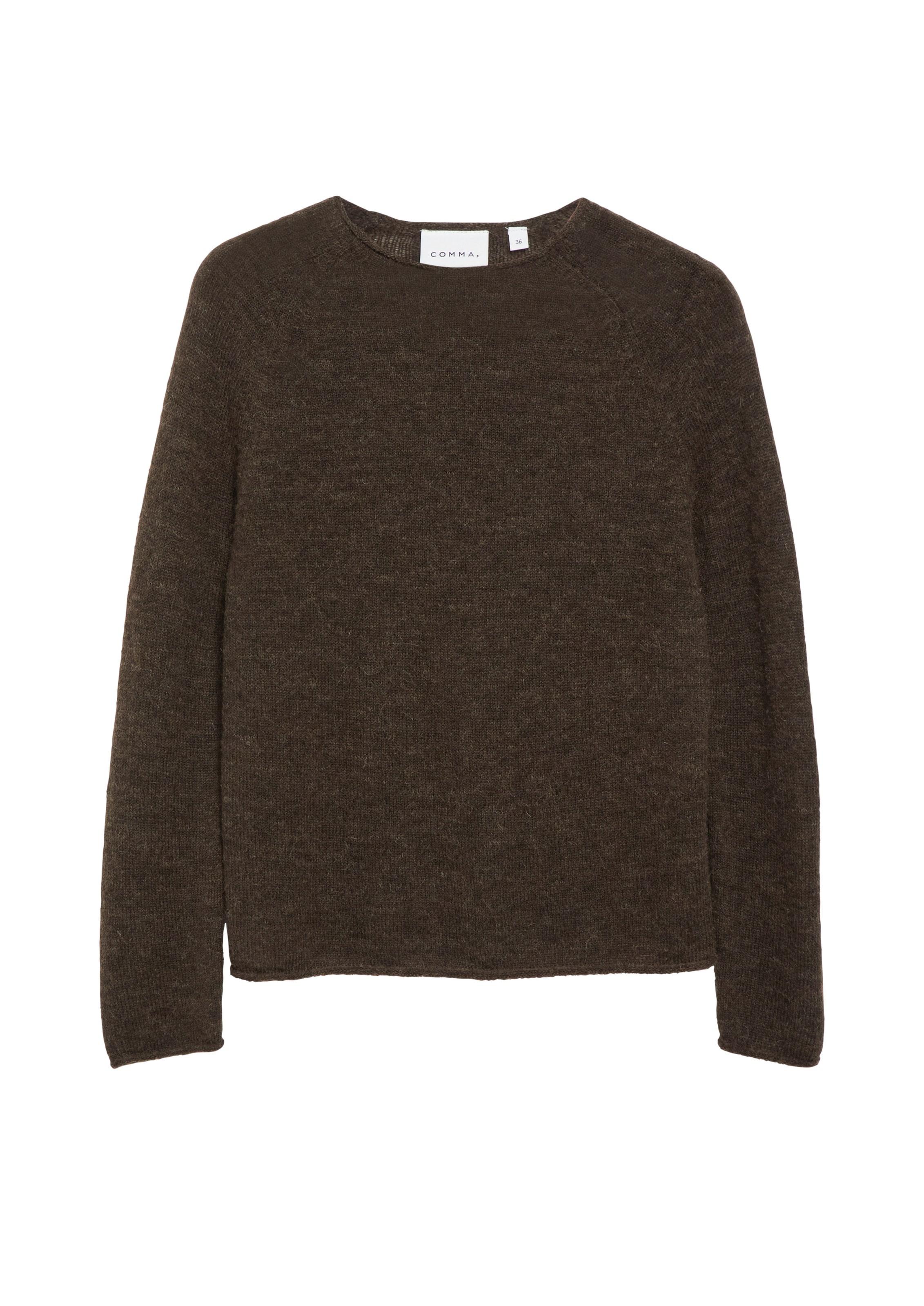 COMMA Pullover in Braun: Vorderseite
