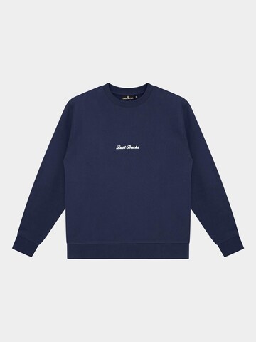 Last Bucks Pullover 'Last Bucks | Signatue Sweater'‌ in Blau: Vorderseite