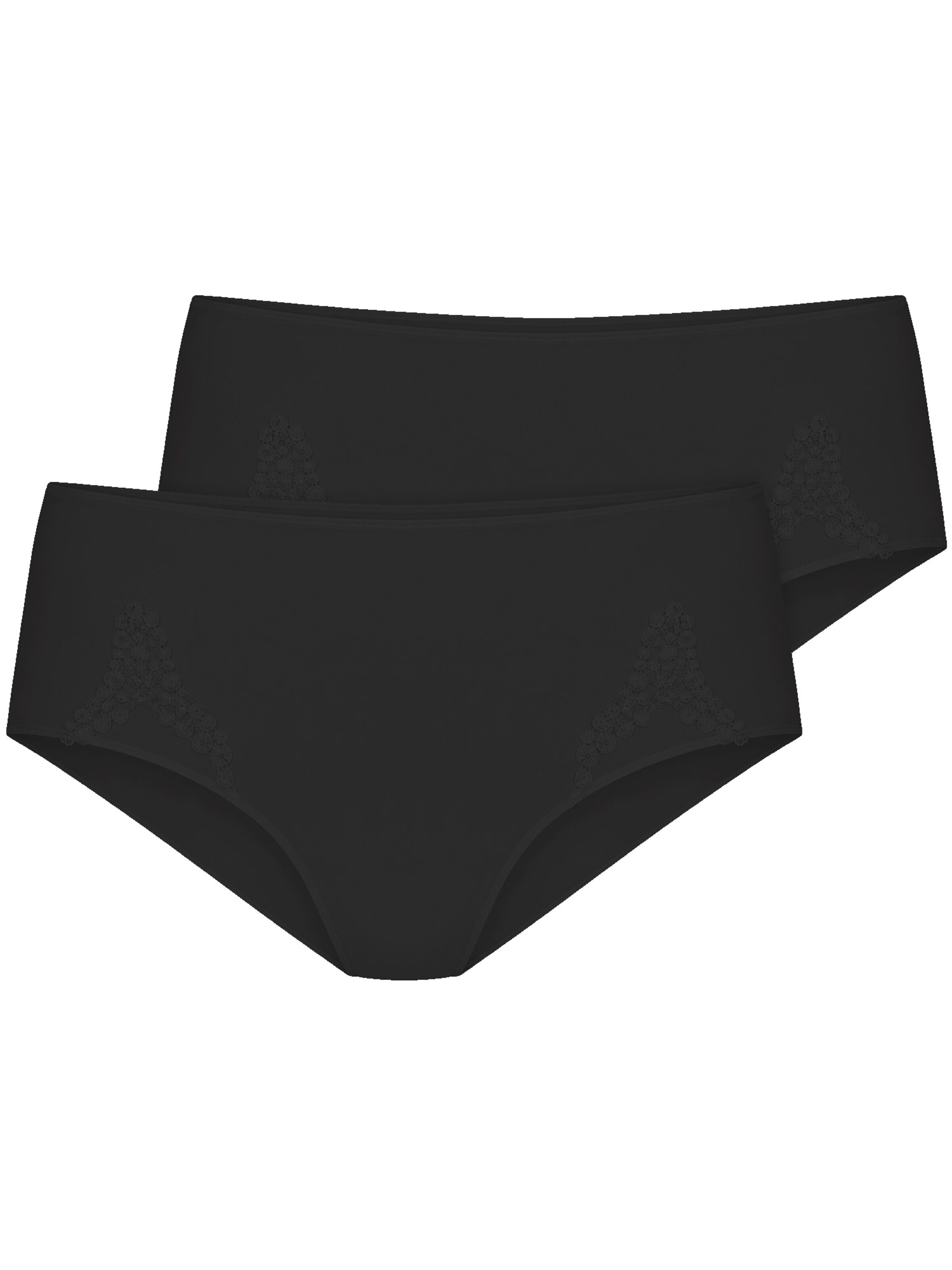 VIANIA Boyshorts 'Carola' in Black: front
