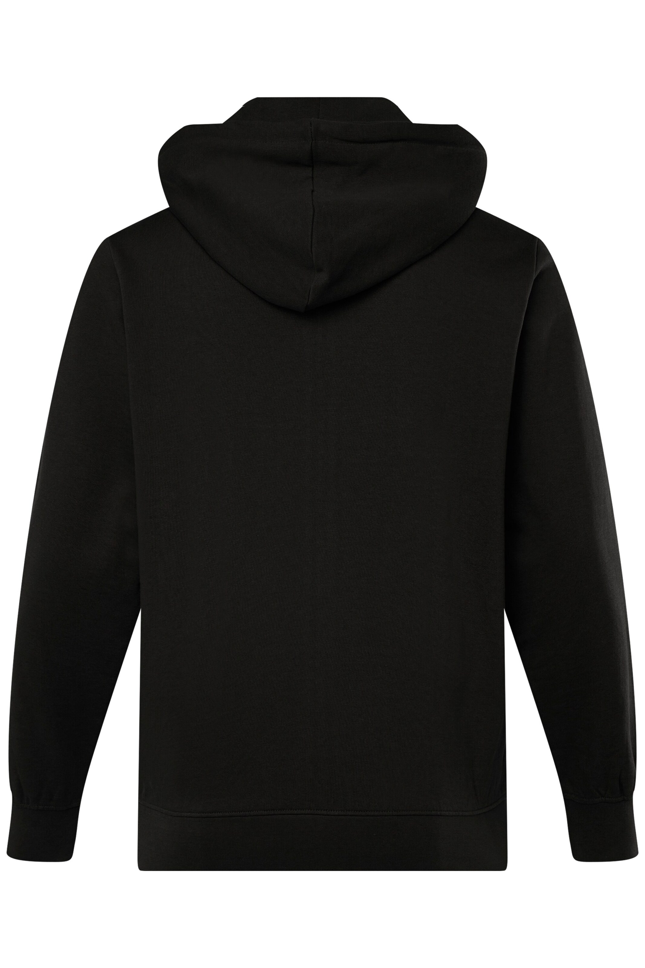 Men Plus Sweatvest in Zwart