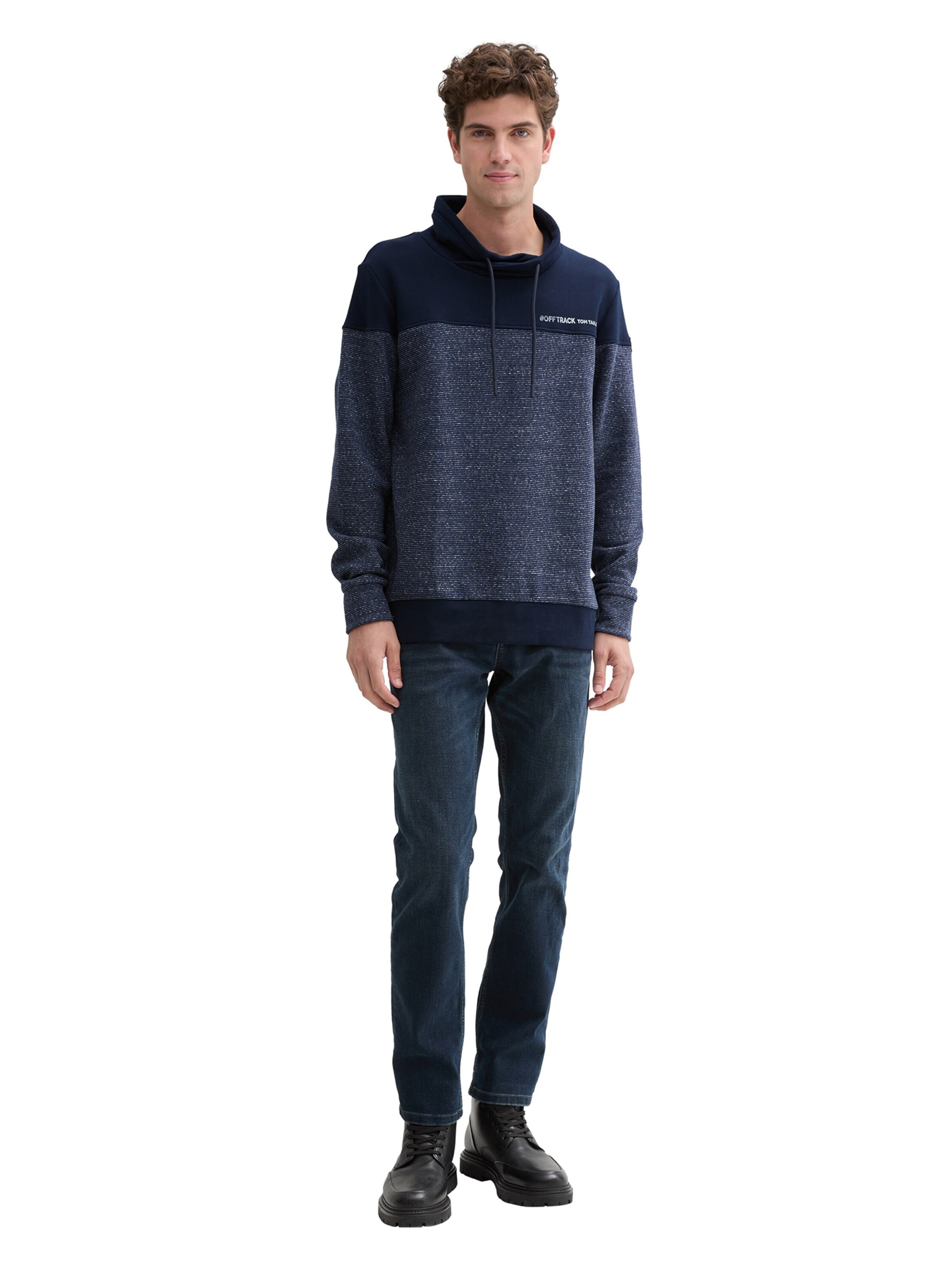 TOM TAILOR Μπλούζα φούτερ σε μπλε