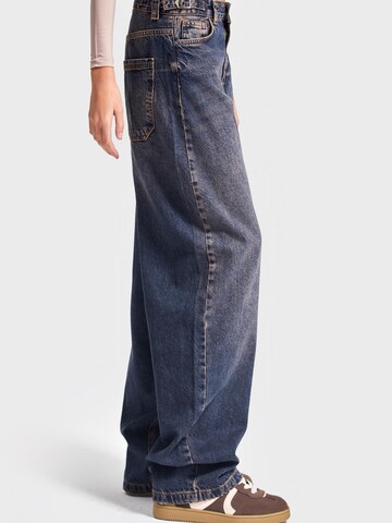 IT'S BASIC Loosefit Jeans 'Skater Mid Rise Jeans' in Blauw