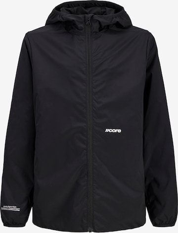 Veste mi-saison Jack & Jones Junior en noir : devant