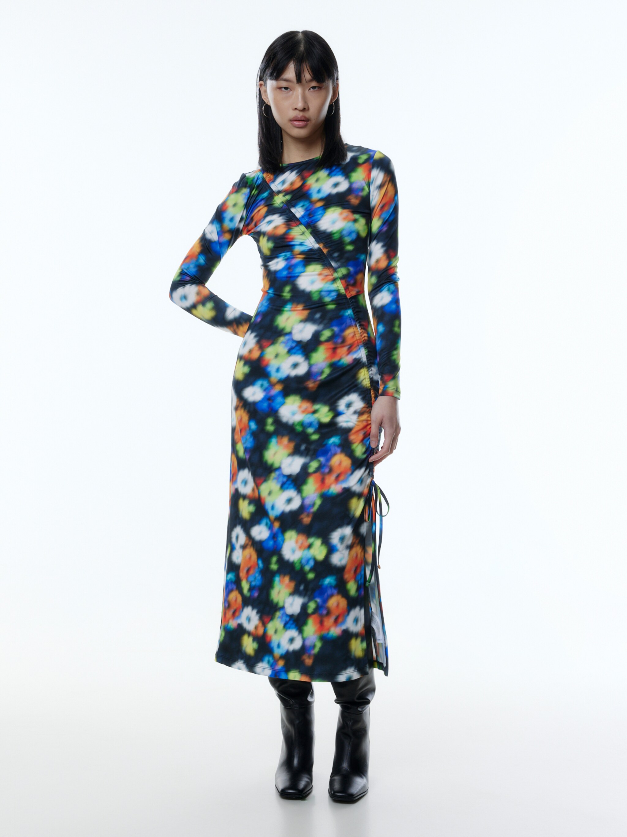 EDITED Produits Robe 'Tobia' mélange de couleurs