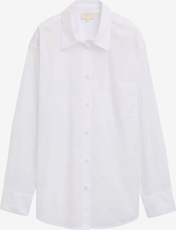 balta TOM TAILOR DENIM Palaidinė: priekis