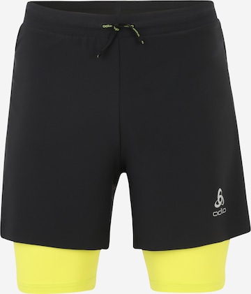Skinny Pantalon de sport 'Axalp' ODLO en noir : devant