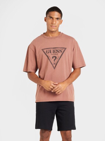 GUESS Originals Bluser & t-shirts i brun: forside