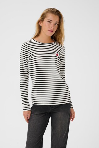 Kaffe Shirt in Wit: voorkant