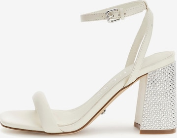 GUESS Strap Sandals 'Gelectra' in Beige: front