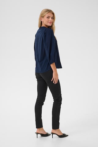 Kaffe Bluse in Blau
