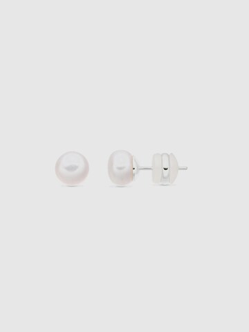 LUXBYLUX Earrings in White: front