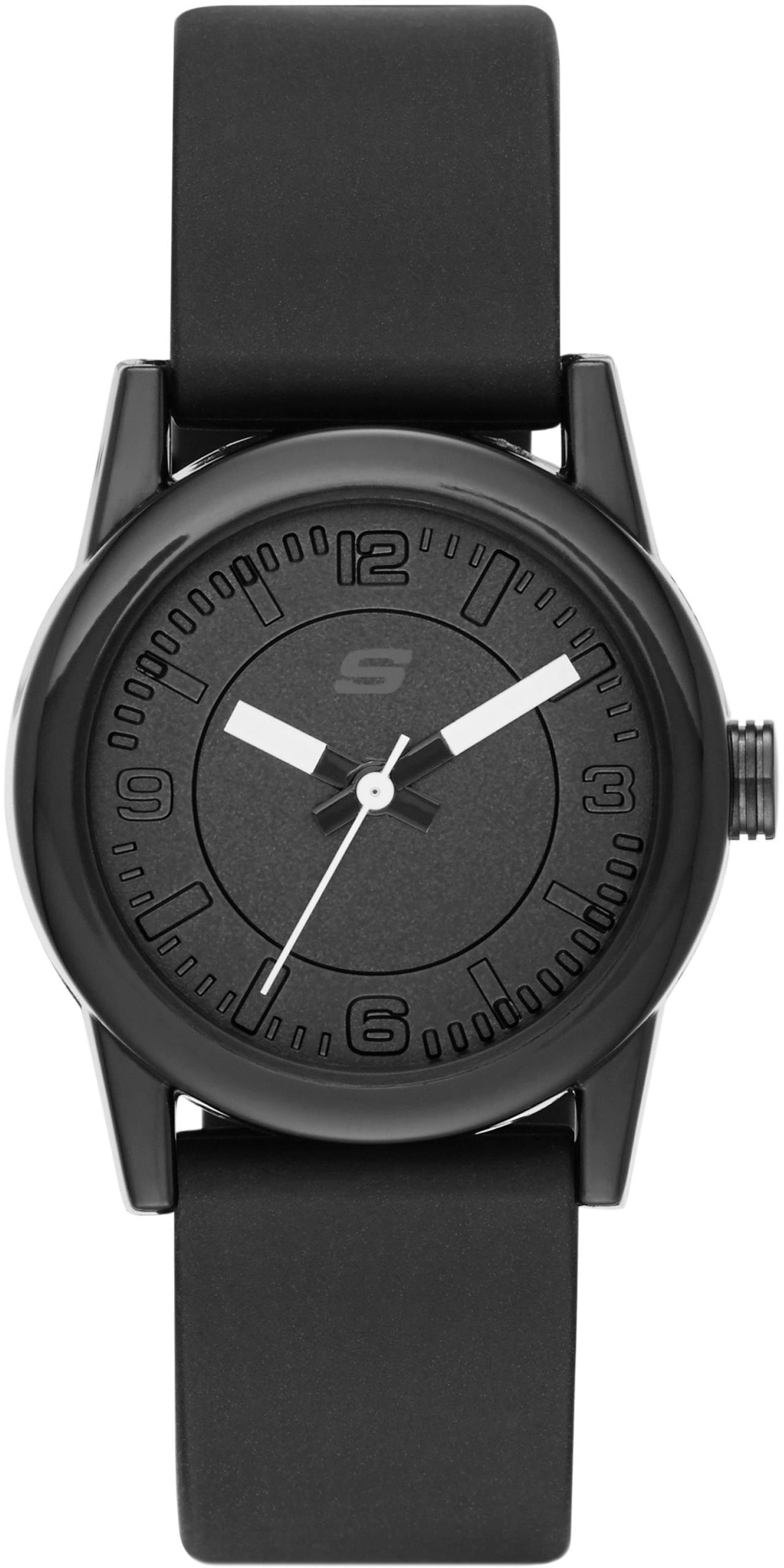 SKECHERS Analog Watch in Black: front