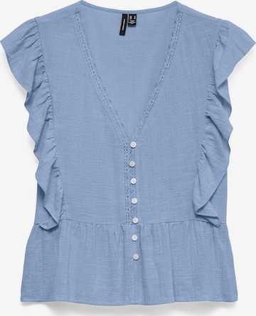 VERO MODA Pusero 'VMVIDO' värissä sininen: etupuoli
