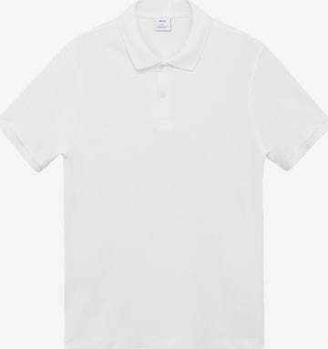 MANGO MAN Shirt 'REA' in Wit: voorkant