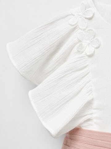 Robe 'Emmab' MANGO KIDS en blanc