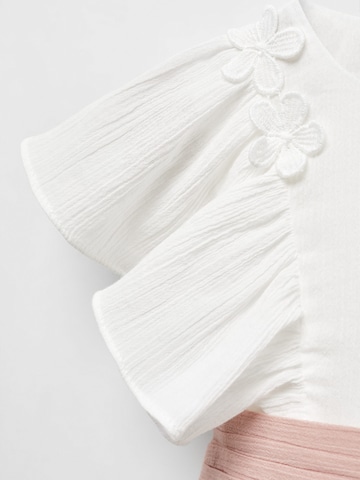 MANGO KIDS Kleid 'Emmab' in Weiß