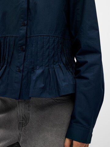 Camicia da donna 'OBJAdona' di OBJECT in blu