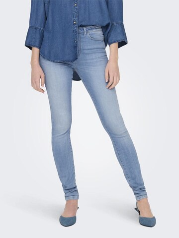 Skinny Jean ONLY en bleu : devant