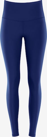 Skinny Pantalon de sport 'AEL112C' Winshape en bleu : devant