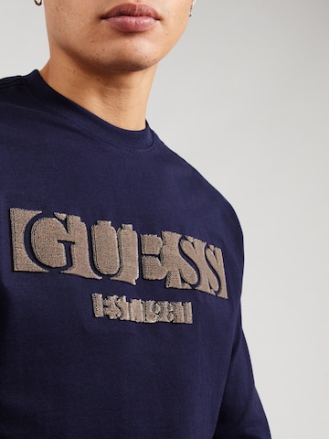 T-Shirt GUESS en bleu