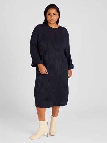 Tommy Hilfiger Curve Knitted dress in Blue