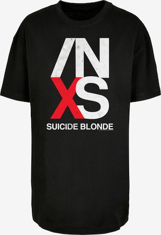 Merchcode T-Shirt 'INXS - X Tour' in Schwarz: Vorderseite