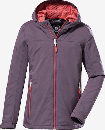 KILLTEC Outdoor jacket 'Kos' in Purple: front